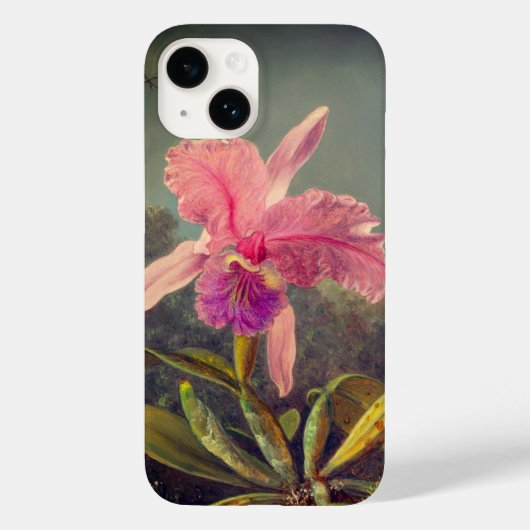 Coques Case-Mate iPhone L'orchidée de Cattleya et trois colibris Heade (Verso)