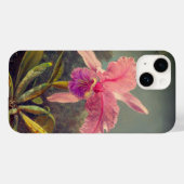 Coques Case-Mate iPhone L'orchidée de Cattleya et trois colibris Heade (Verso (horizontal))
