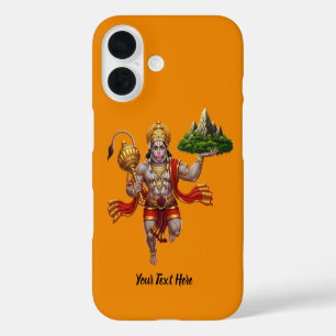 Coques iPhone 16 Lord Hanuman Flying Lifting Mountain
