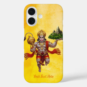 Coques iPhone 16 Lord Hanuman Flying Lifting Mountain