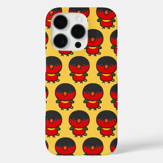 Coques Case-Mate iPhone Lori à joues jaunes (Verso)
