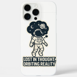 Coques iPhone 16 Pro Max "Lost in Thought, Orbiting Reality – Astronaut Spa