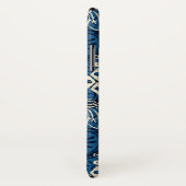 Coques Case-Mate iPhone lotus diamant indigo (Dos/Droite)