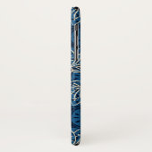 Coques Case-Mate iPhone lotus diamant indigo (Dos/Gauche)