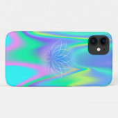 Coques Case-Mate iPhone Lotus Élégant Holographique (Dos (Horizontal))