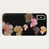 Coques Case-Mate iPhone Lotus en noir (Dos (Horizontal))