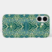 Coques Case-Mate iPhone Lotus Ikat Motif - Le Lotus Blanc (Verso (horizontal))