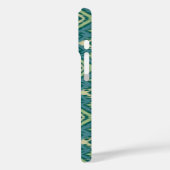 Coques Case-Mate iPhone Lotus Ikat Motif - Le Lotus Blanc (Verso / Gauche)