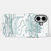 Coques Case-Mate iPhone Lotus & Om Tranquille - Inspiré Zen (Verso (horizontal))