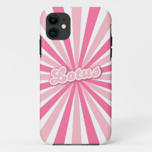 Coque iPhone 11 Lotus rose