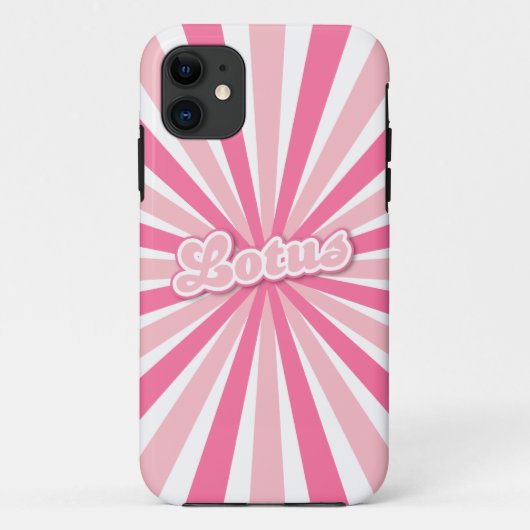 Coques Case-Mate iPhone Lotus rose (Dos)