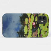 Coques Case-Mate iPhone Lotus rose en pluie (Dos (Horizontal))