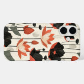 Coques Case-Mate iPhone Lotus stylisé (Verso (horizontal))
