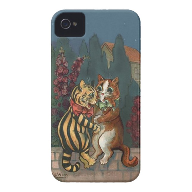 Coques Case-Mate iPhone Louis Wain - chats mignons dans le cas de l'amour (Dos)