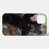 Coques Case-Mate iPhone Lounging de CUB d'ours noirs (Verso (horizontal))