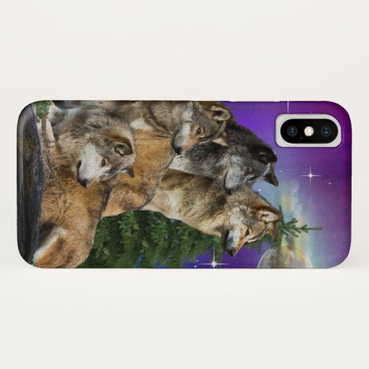 Coques Case-Mate iPhone Loup (Dos (Horizontal))