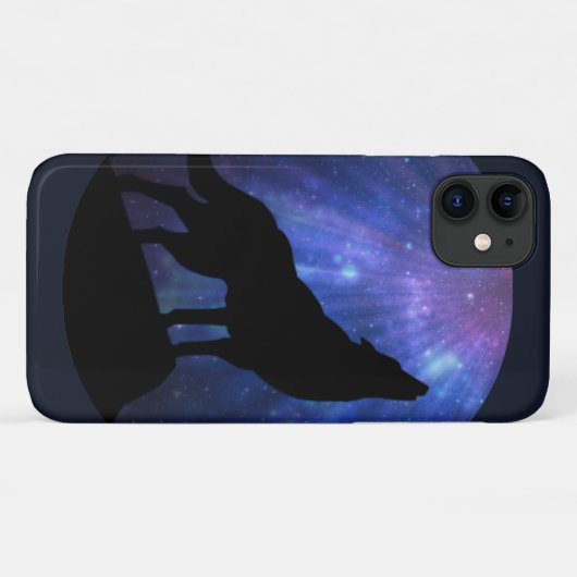 Coques Case-Mate iPhone Loup céleste (Dos (Horizontal))