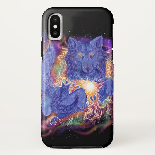 Coques Case-Mate iPhone Loup cosmique (Dos)