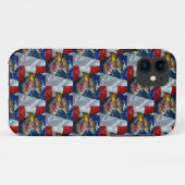 Coques Case-Mate iPhone Loup d'aigle patriotique américain (Dos (Horizontal))