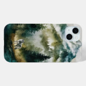 Coques Case-Mate iPhone Loup Dans La Forêt (Verso (horizontal))