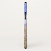 Coques Case-Mate iPhone Loup de bois assis dans la neige, Canis lupus, (Dos/Droite)