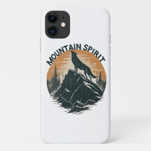 Case-Mate iPhone Case Loup de la majesté montagneuse hurlant sur le pic