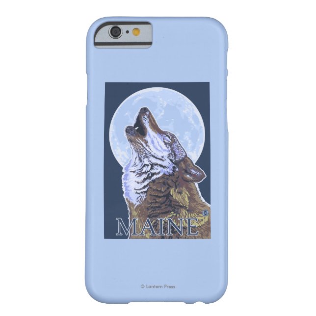 Coques Case-Mate iPhone Loup de MaineHowling (Dos)