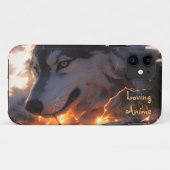 Coques Case-Mate iPhone Loup de style Anime (Dos (Horizontal))
