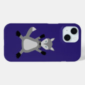 Coques Case-Mate iPhone Loup d'Halloween mignon (Verso (horizontal))