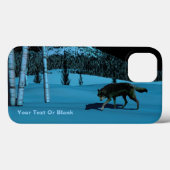 Coques Case-Mate iPhone Loup d'hiver - Tapetum Lucidum (Verso (horizontal))