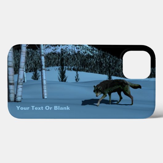 Coques Case-Mate iPhone Loup d'hiver - Tapetum Lucidum (Verso (horizontal))