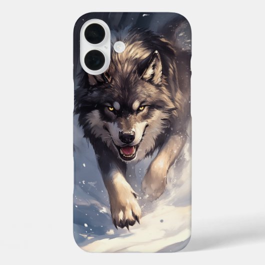 Coques Case-Mate iPhone Loup en hiver (Verso)