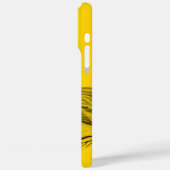 Coques Case-Mate iPhone Loup et corbeau noir et jaune (Verso / Gauche)