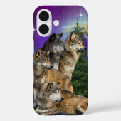 Coques Case-Mate iPhone Loup et Lune (Verso)