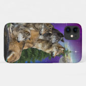 Coques Case-Mate iPhone Loup et Lune (Dos (Horizontal))