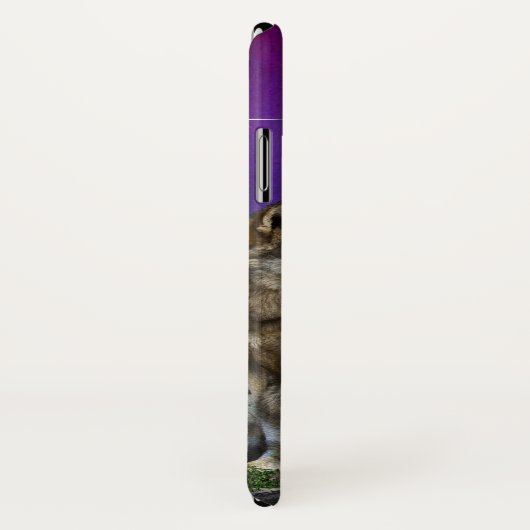 Coques Case-Mate iPhone Loup et Lune (Dos/Droite)