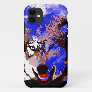 Coques Pour iPhone Loup et Pleine lune