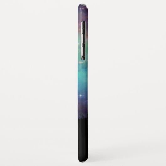 Coques Case-Mate iPhone Loup galactique (Dos/Gauche)