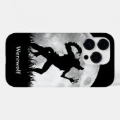Coques Case-Mate iPhone Loup-garou à la Pleine lune - Halloween Cool (Verso (horizontal))