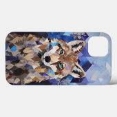 Coques Case-Mate iPhone Loup Géométrique Montagne (Verso (horizontal))