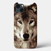 Coques Case-Mate iPhone Loup gris (Verso)