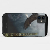 Coques Case-Mate iPhone Loup gris, aigle et totem haïda Pole Art autochton (Dos (Horizontal))