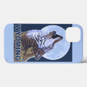 Coques Case-Mate iPhone Loup gris HowlingWyoming (Verso (horizontal))