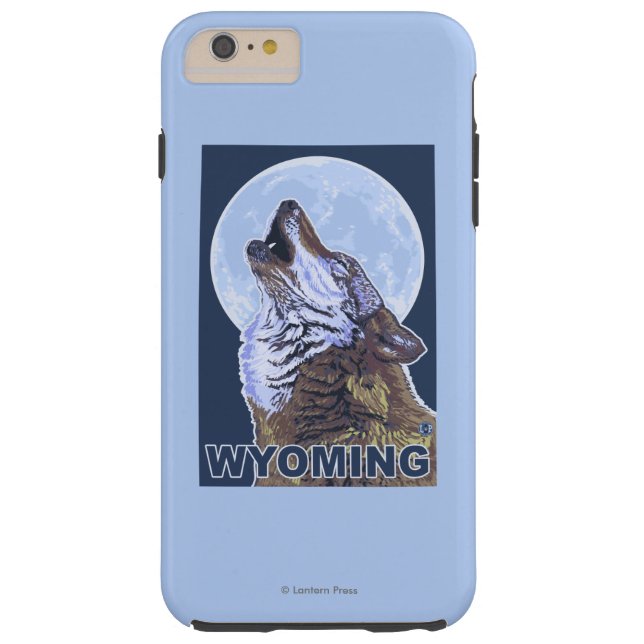 Coques Case-Mate iPhone Loup gris HowlingWyoming (Dos)