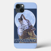 Coques Case-Mate iPhone Loup gris HowlingWyoming (Verso)