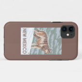 Coques Case-Mate iPhone Loup gris StandingNew Mexique (Dos (Horizontal))