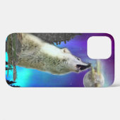 Coques Case-Mate iPhone Loup hurlant (Verso (horizontal))