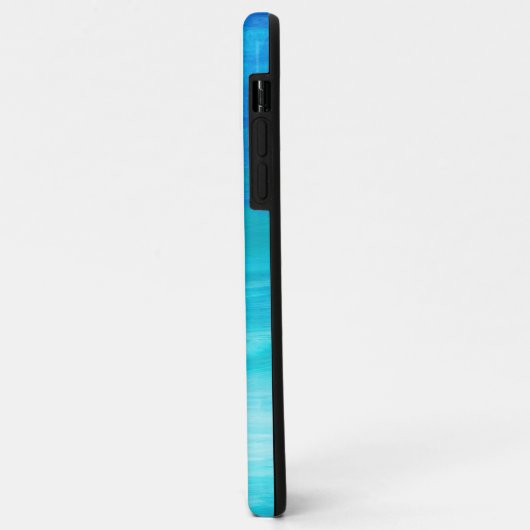 Coques Case-Mate iPhone Loup hurlant avec Arrière - plan aquarelle (Dos/Gauche)