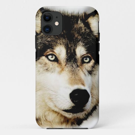 Coques Case-Mate iPhone Loup motivationnel unique (Dos)