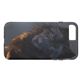 Coques Case-Mate iPhone Loup noir (Dos (Horizontal))